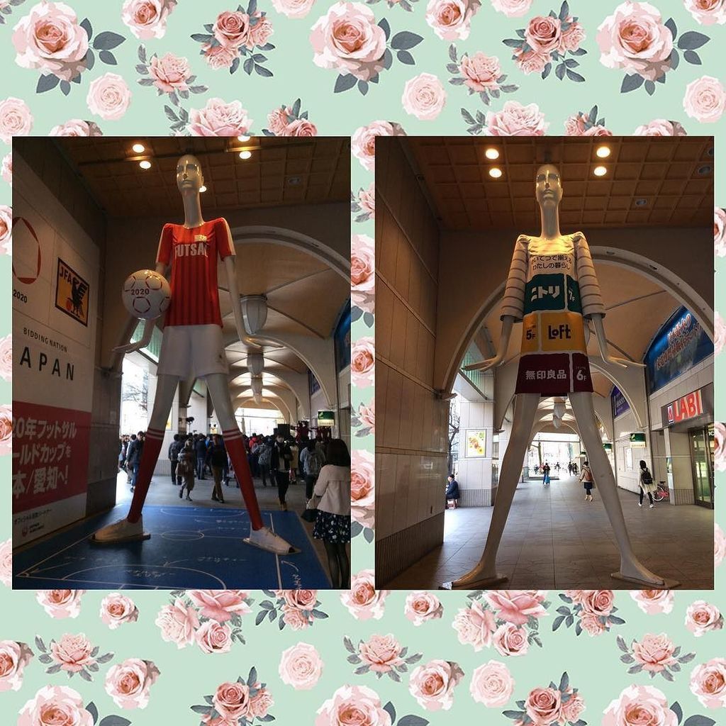 etsubo's tweet photo. 名古屋駅のナナちゃん
当時は、名鉄セブンだったからの命名でした。

左は「FIFAフットサルワールドカップ２０２０」日本/愛知招致応援ナナちゃん

右は「めいてつで揃えるわたしの暮らし」です。
こちらのナナちゃんが多いようです。… https://t.co/R91XwWtnEs https://t.co/Ux8svfoiSx