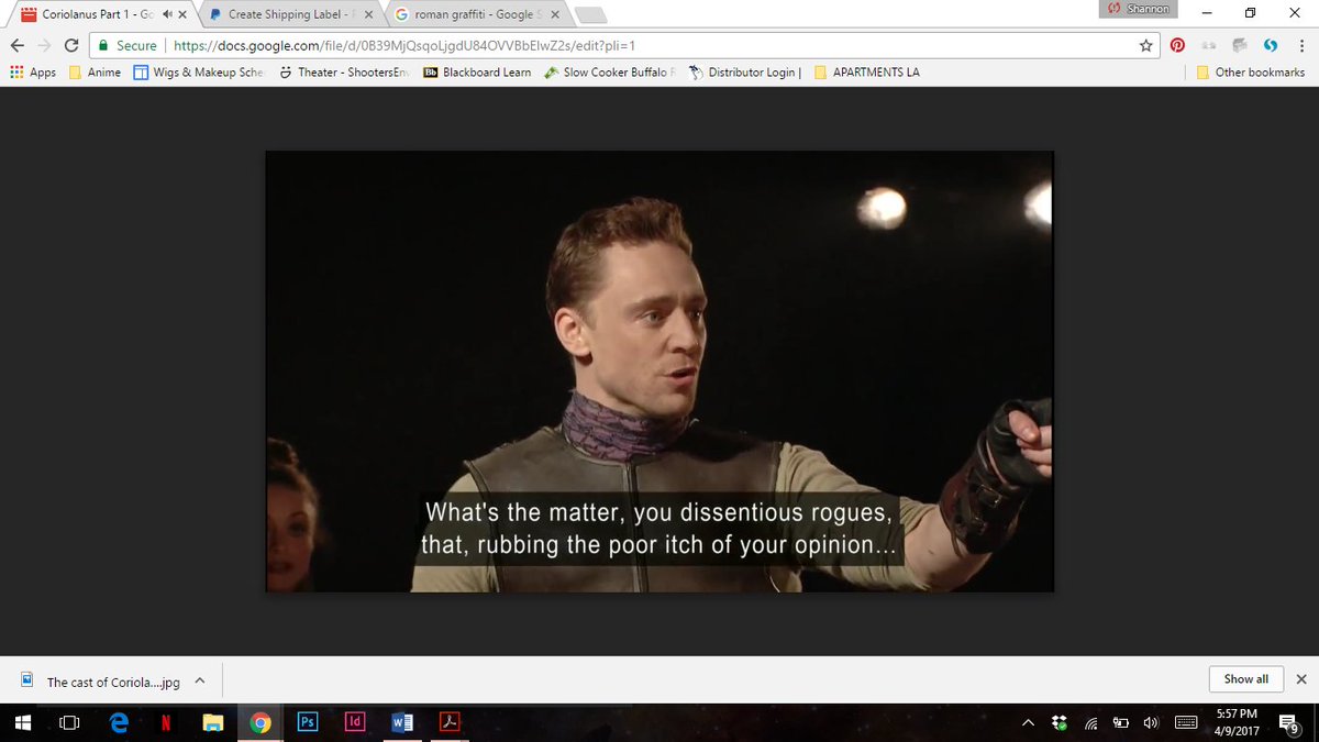 shennsley's tweet photo. #Coriolanus believes he can say &amp;do whtvr he wants b/c of his military success, insults the ppl he's supposed 2 help #classywill #classcin17 https://t.co/wa9r1aRBiI
