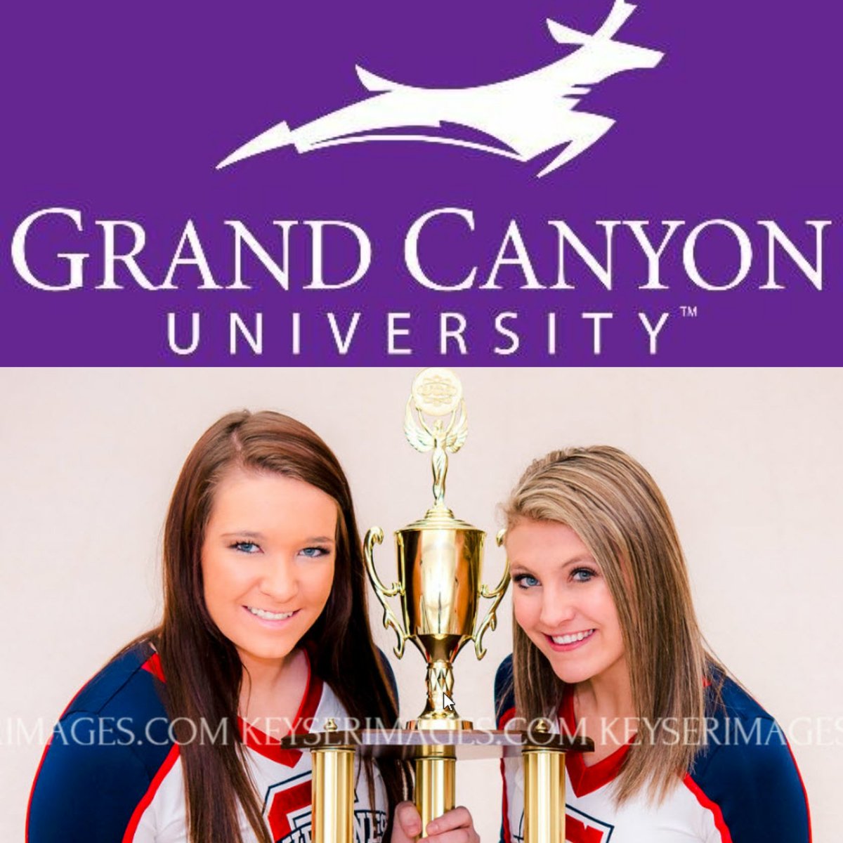 Chaparral_Cheer's tweet photo. Congratulations to @ccs_abbey and @kubly16 for making the @GCUCheerleaders team! We are so proud of you! #ChapCheer https://t.co/ORM1Qkfqrk