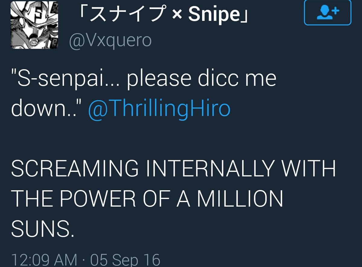 "Sniperino was always something." 

#NeverForget.