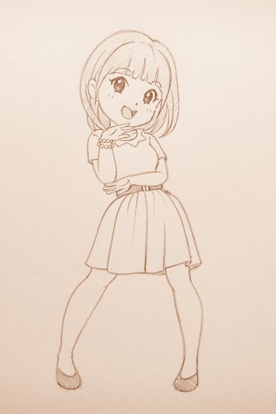 「大人なのよ!ももち 」|明日桧のイラスト