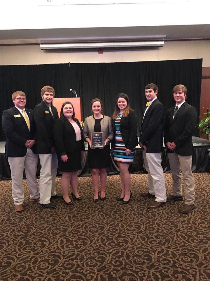 Congratulations to Sigma Alpha for being nominated as the most outstanding CAFNR organization for 2017!