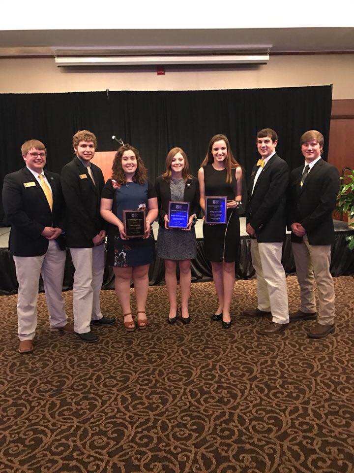 Congratulations to Holly Enowski, Outstanding Freshman; Maria Kuhns, Outstanding Sophomore; and Robyn Eschenbrenner, Outstanding Junior!