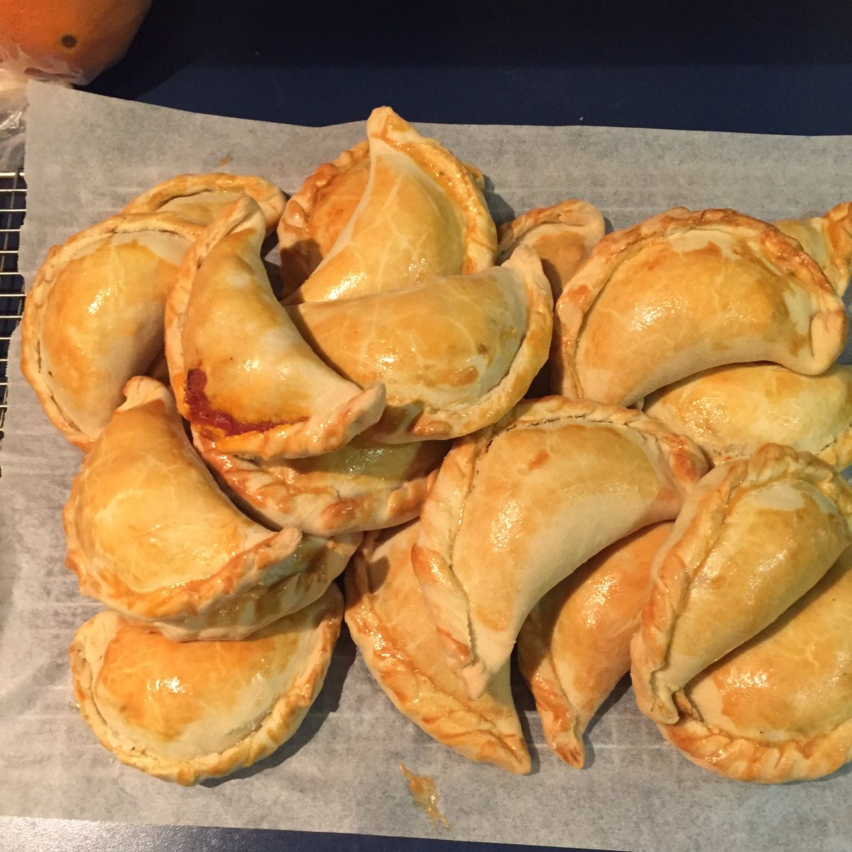 Sunday afternoon making #empanadas- following <a href="/Clasicoargenti1/">Clasico Argentino</a> &amp; they turned out magnifico 🇦🇷