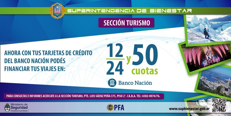 | TURISMO ::: 12, 24 y 50 Cuotas |