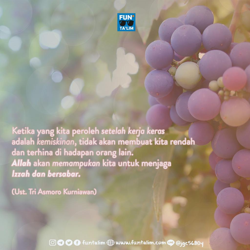 Kemiskinan, tidak akan membuat kita rendah dan terhina di hadapan orang lain.... instagram.com/p/BSqrJK7h6g9/