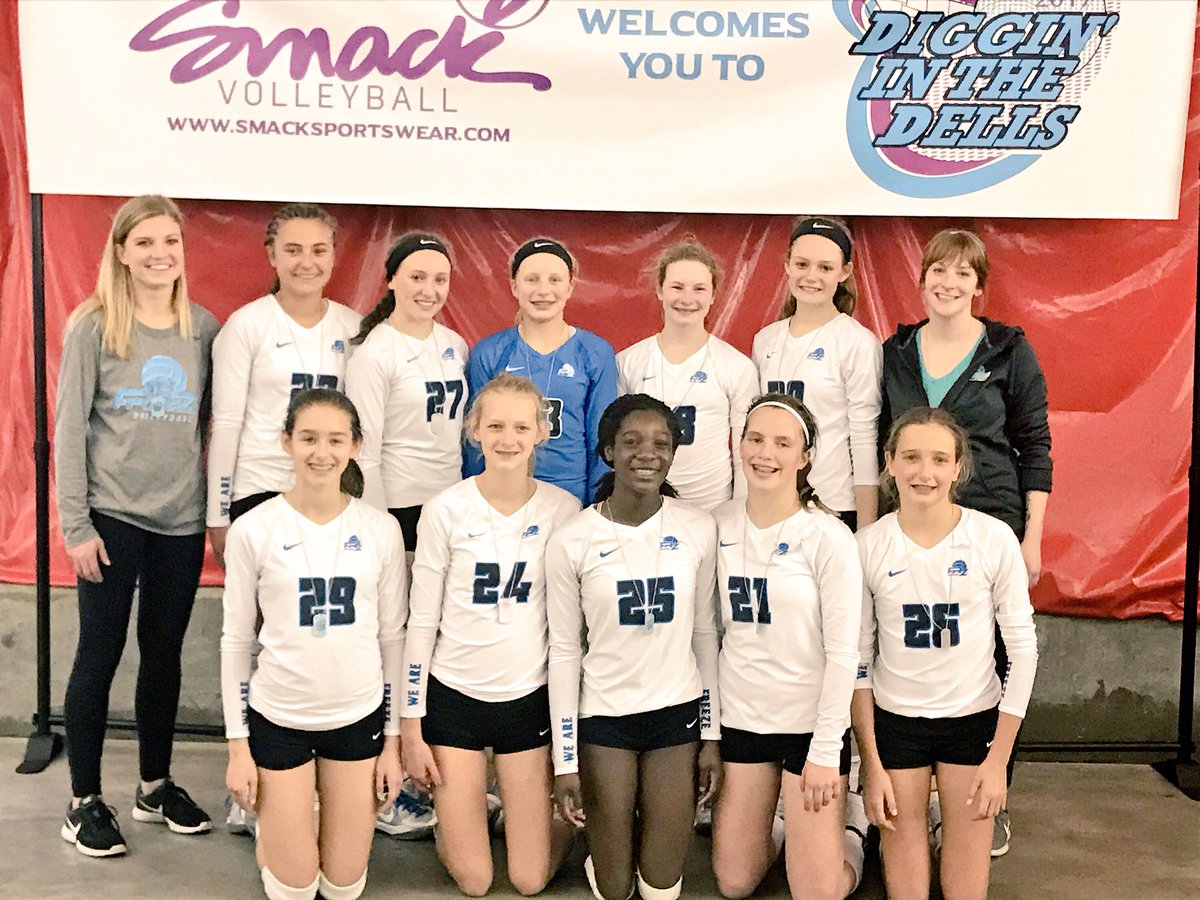FreezeVball's tweet photo. Way to go Freeze 13-1s for taking #2ndplace in gold at #diggininthedells #gofreeze 🏐 https://t.co/LA7BRrkxaw