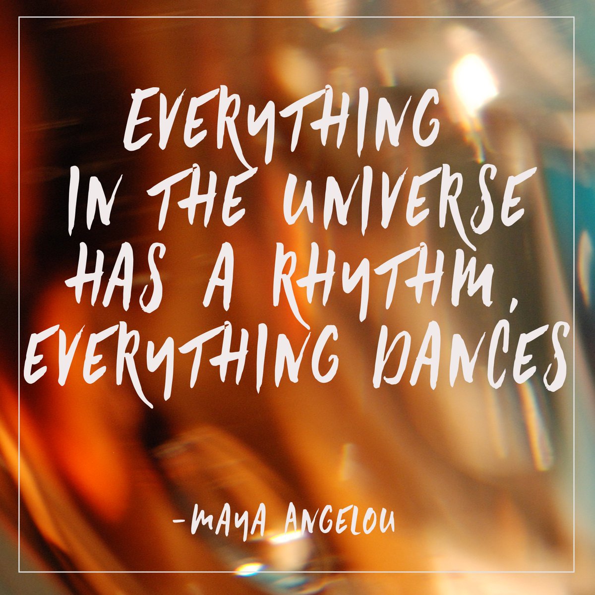 Damian_Huntley's tweet image. #AmReading #AmWriting "Everything in the universe has a rhythm, everything dances." - Maya Angelou