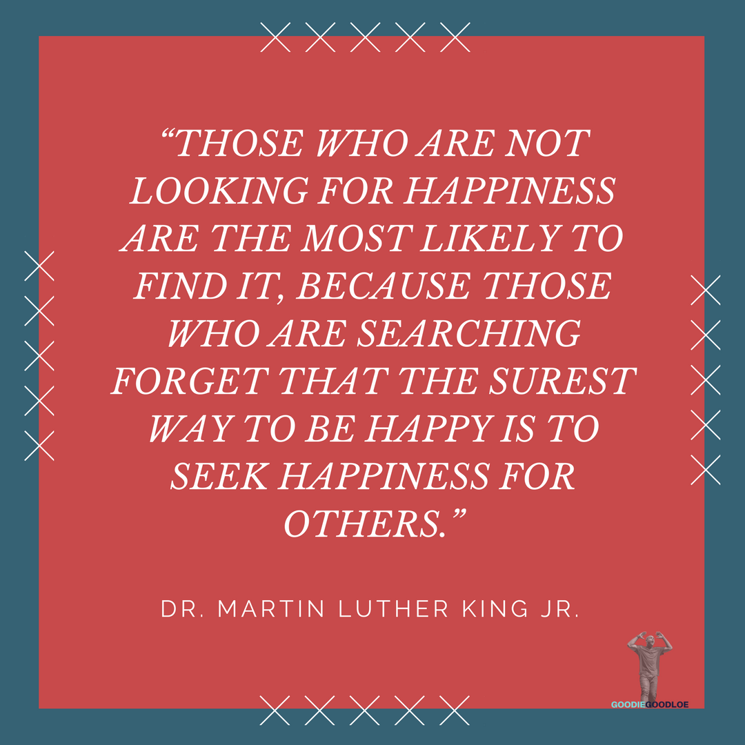 Are you seeking happiness for others?