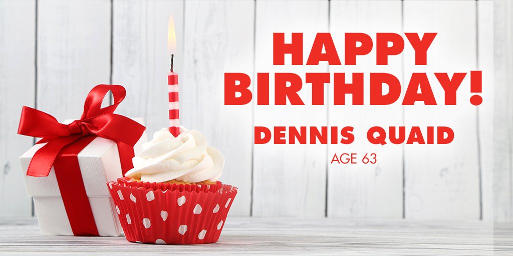 Happy Birthday to this Hollywood heartthrob. Dennis Quaid turns 63, today! 