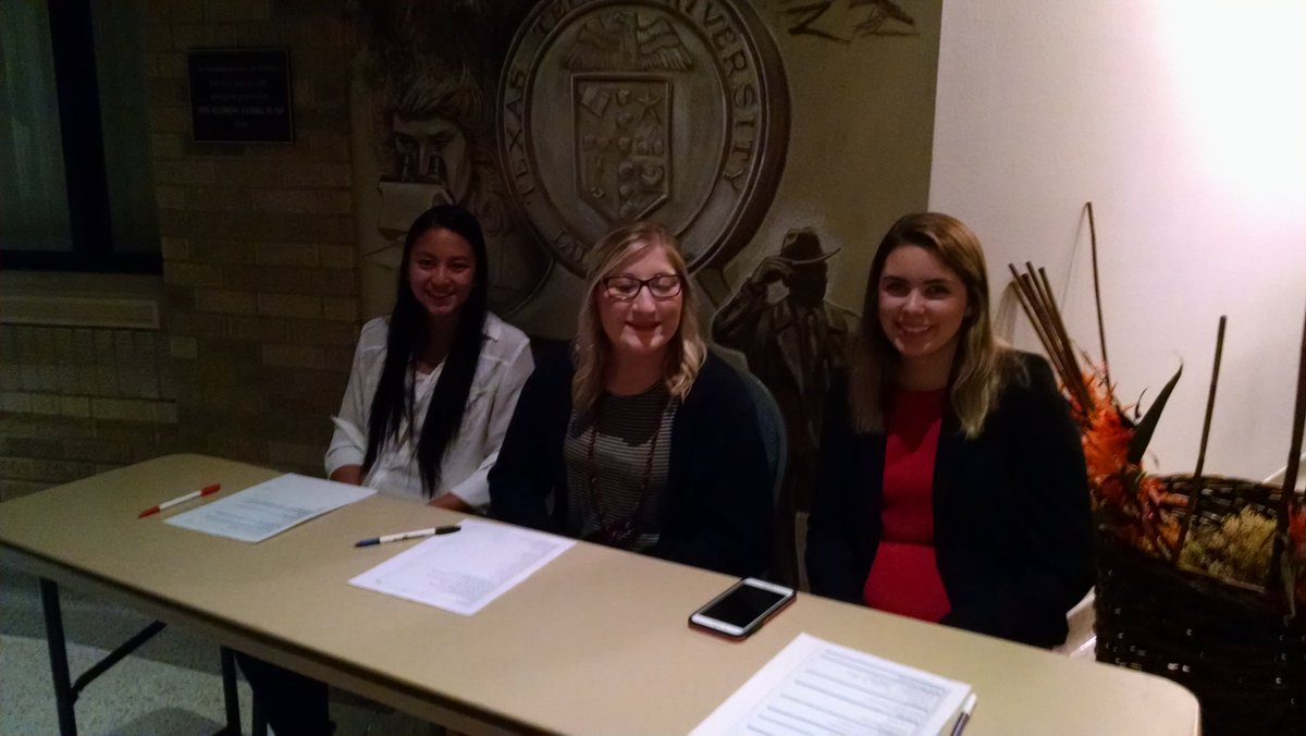 TTUParents's tweet image. Thank you #MillerGirls ! #TTPA Annual Faculty &amp;amp; Student Awards.