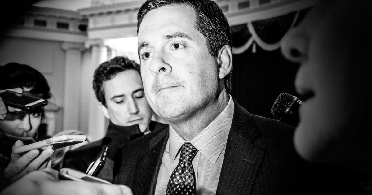 NewYorker's tweet photo. The evidence is now clear that the White House and Devin Nunes worked together to halt the Russia investigation: https://t.co/yJOJHf6gEM https://t.co/1ZzVg9RCZD