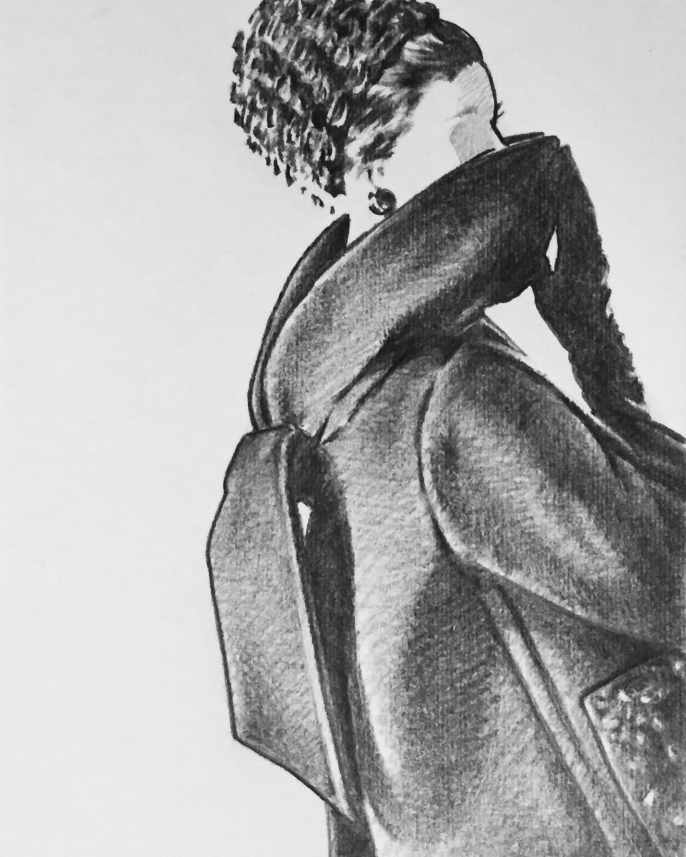 timdstevenson's tweet image. Tonight&apos;s #drawing ; #jacquesgriffe #coat (1963) .#graphite #pencil on paper. #instaart… instagram.com/p/BSpd6-zBGxY/