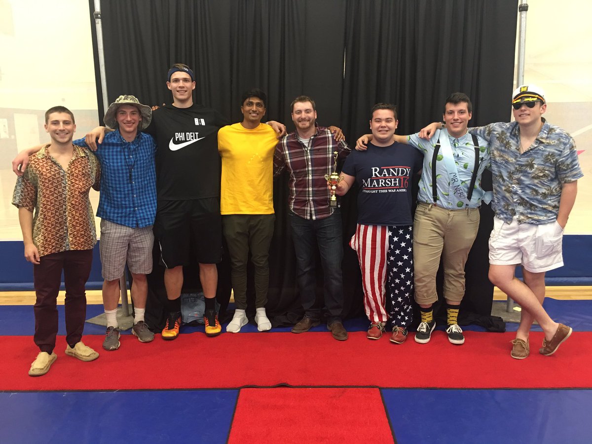 BUPhiDelt's tweet photo. These men were proud to participate in Butler's first fashion show put on by FABU to benefit Coburn Place! https://t.co/6bdAHcYe4y