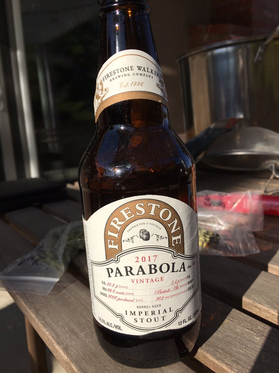 BrewedByGreg's tweet photo. Very good brew day so far. #Homebrewing #craftbeer @FirestoneWalker #firestoneparabola https://t.co/vO2QQ8eH4g