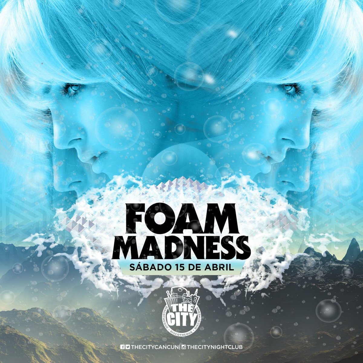 TheCityCancun's tweet photo. #FoamMadness está de regreso 👙
#SaveTheDate sábado 15 de abril https://t.co/uuyHpzZpNx