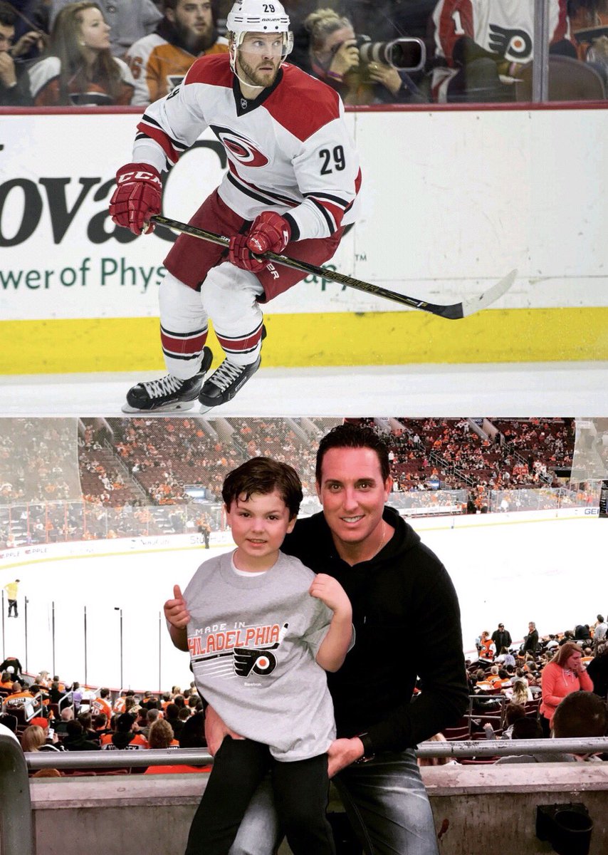 Cory3DHockey's tweet photo. It was an honor to see you play in your last @NHL game @bbicks29 @NHLCanes solid dude! #fightagainstms https://t.co/bJ4fKDXObz