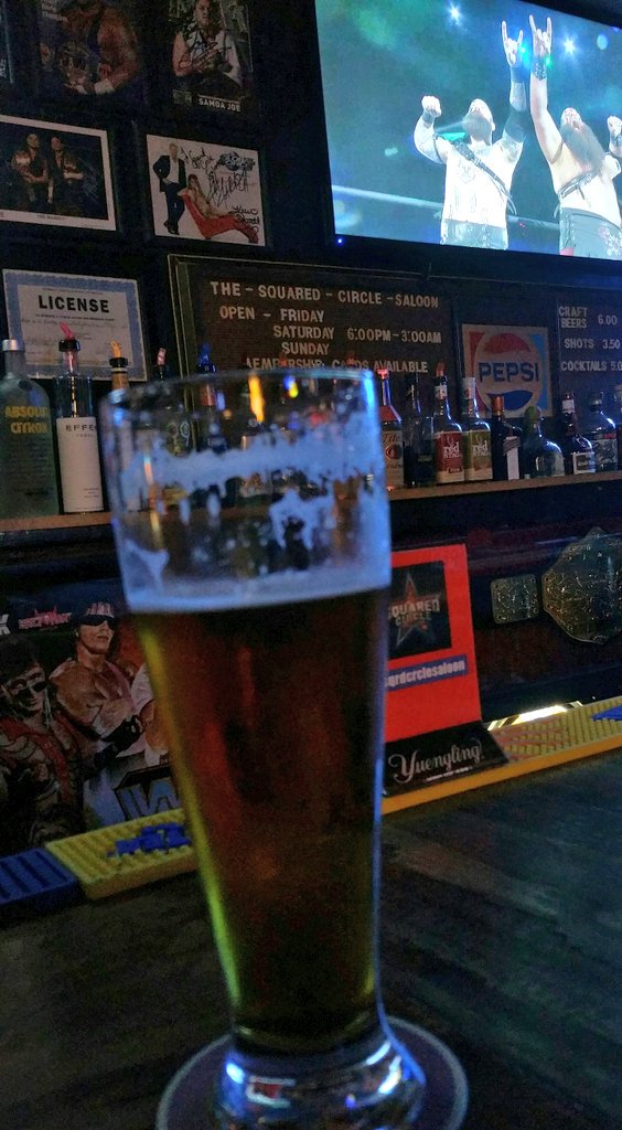 Badmoneyslim's tweet photo. #WarMachineROH have arrived...
#NJSG in the @sqrdcrclesaloon...
" Business is about to pick up "
#FightsAndPints
🍻 https://t.co/pcL3BPsUP7