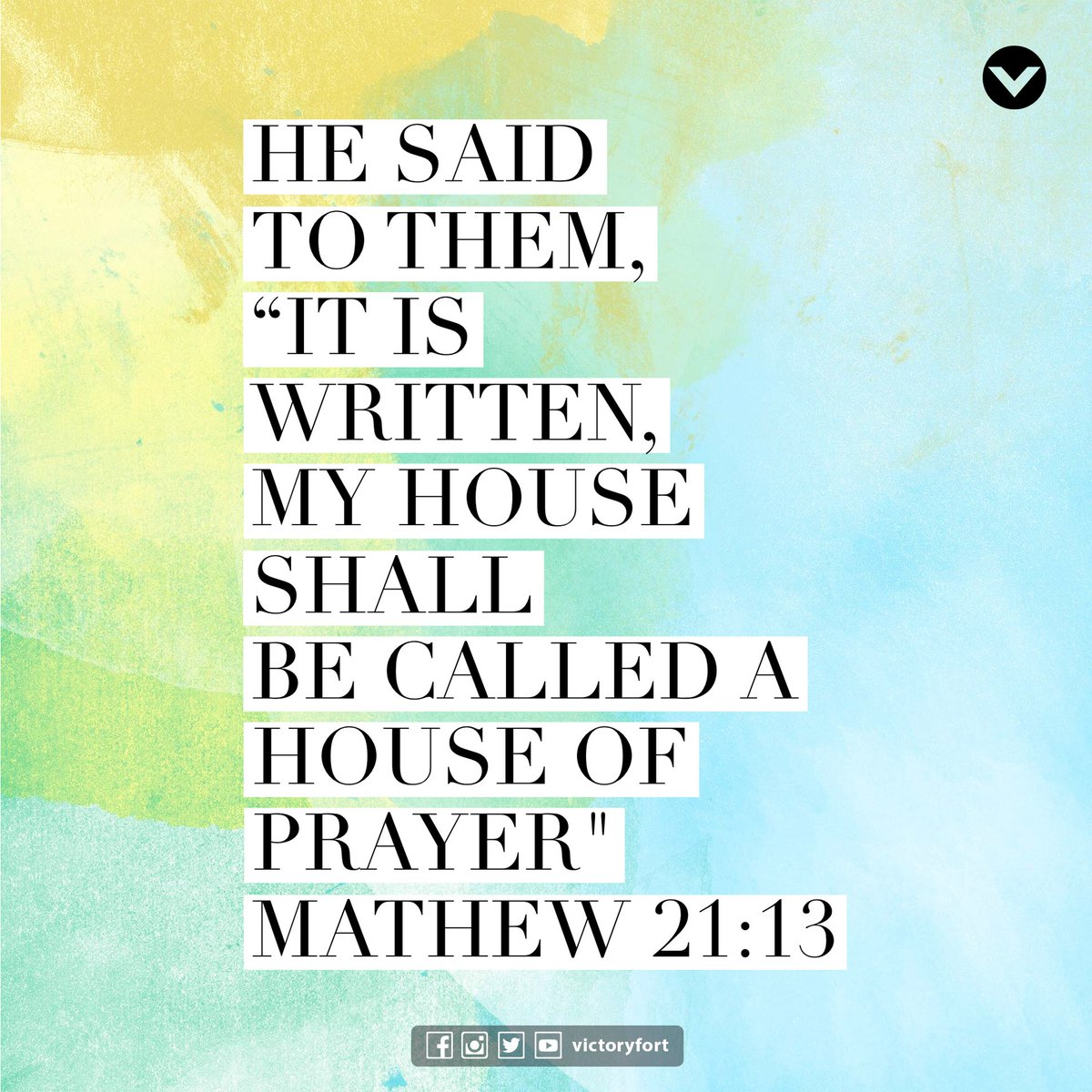VictoryFort's tweet photo. Christ has called His church to be a house of prayer. May we begin every day with a desire to come before Him. #HolyMonday #HolyWeekPH https://t.co/WRL2wj2jJm