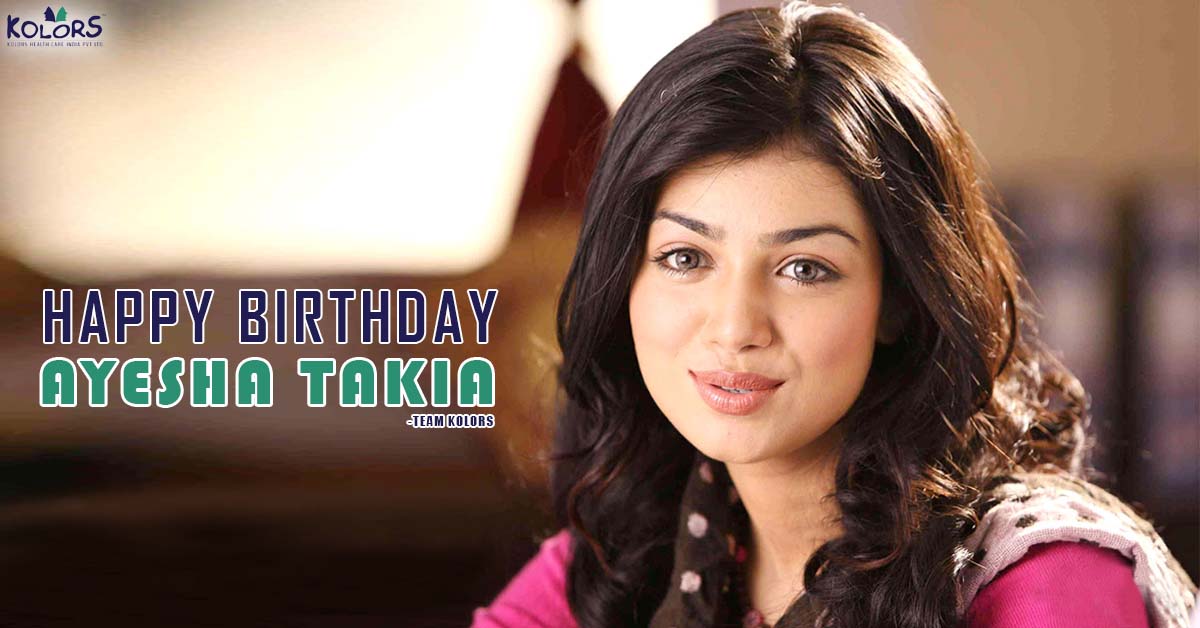 Team Kolors Wishes Ayesha Takia A Very Happy   