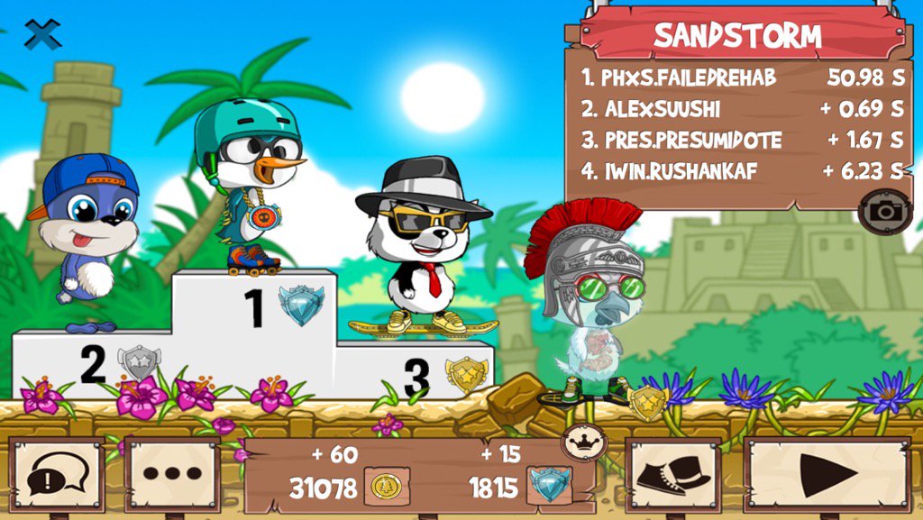 SolSistah_'s tweet photo. Get on my level, son! #funrun2 #alexsuushi #presumidote #Rushankaf https://t.co/ciXkacaFMj