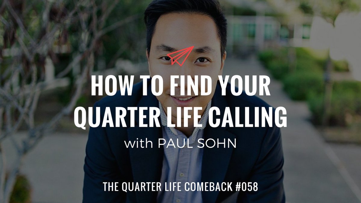 BryanTeare's tweet photo. In this episode of #TheQuarterLifeComeback #podcast, I chat to @pauljsohn about finding your #quarterlifecalling: https://t.co/XdwXLg5F3A https://t.co/LAnRdz691a
