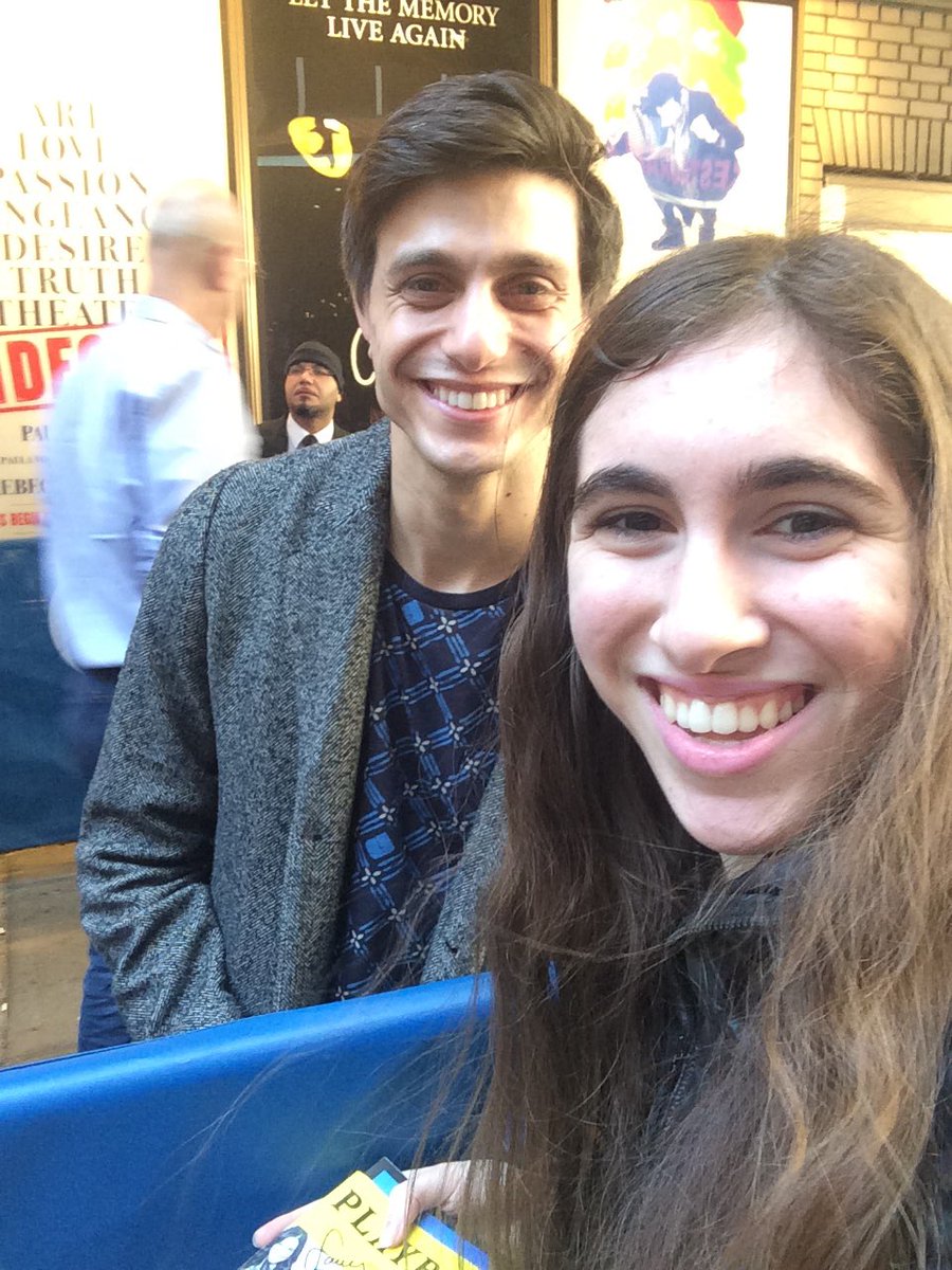 ilovedance33's tweet photo. Thank you @gidglick for such a powerful and real performance today. @SignificantBway was truly incredible and everyone should go see it!! https://t.co/xkJHx4tUGS