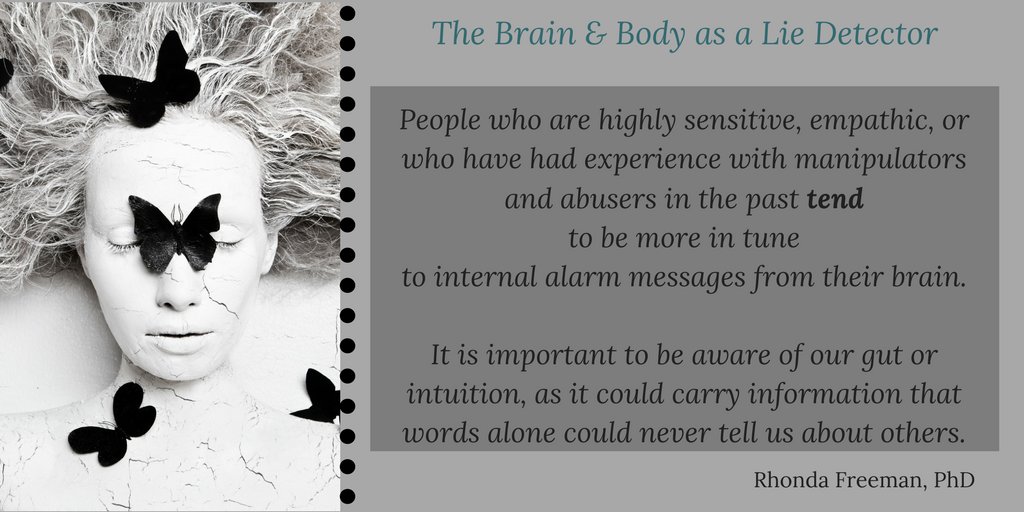 NeuroInstincts's tweet photo. The #brain &amp; body as a lie detector? Read more: Lying &amp; Deception in toxic relationships https://t.co/9fTmStRwVg #trauma #abuse #narcissist https://t.co/UosHGm6wBJ