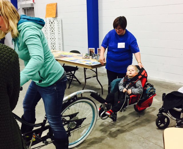 YouCanRide2's tweet photo. Thanks to #FoamKing for padding and covering a lateral support so that this little guy can ride too! https://t.co/8rKe2YvKws
