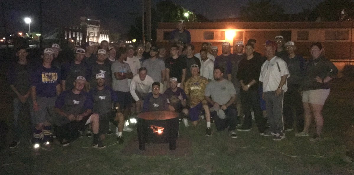 KWUPRES's tweet photo. Fun night with @KWUBaseball enjoying a #BeatBethany dinner at Kirwin House - a great meal, laughs, and s'mores. #goyotes #coyotepride https://t.co/SPEyV74m74