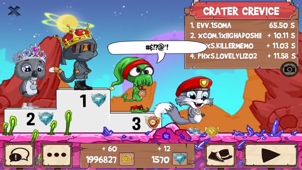1SOMAx's tweet image. Get on my level, son! #funrun2 #1XIIGHAD0SHII #killermemo #LovelyLiz02