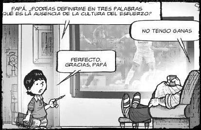 Cuando la ley del mínimo esfuerzo impera...