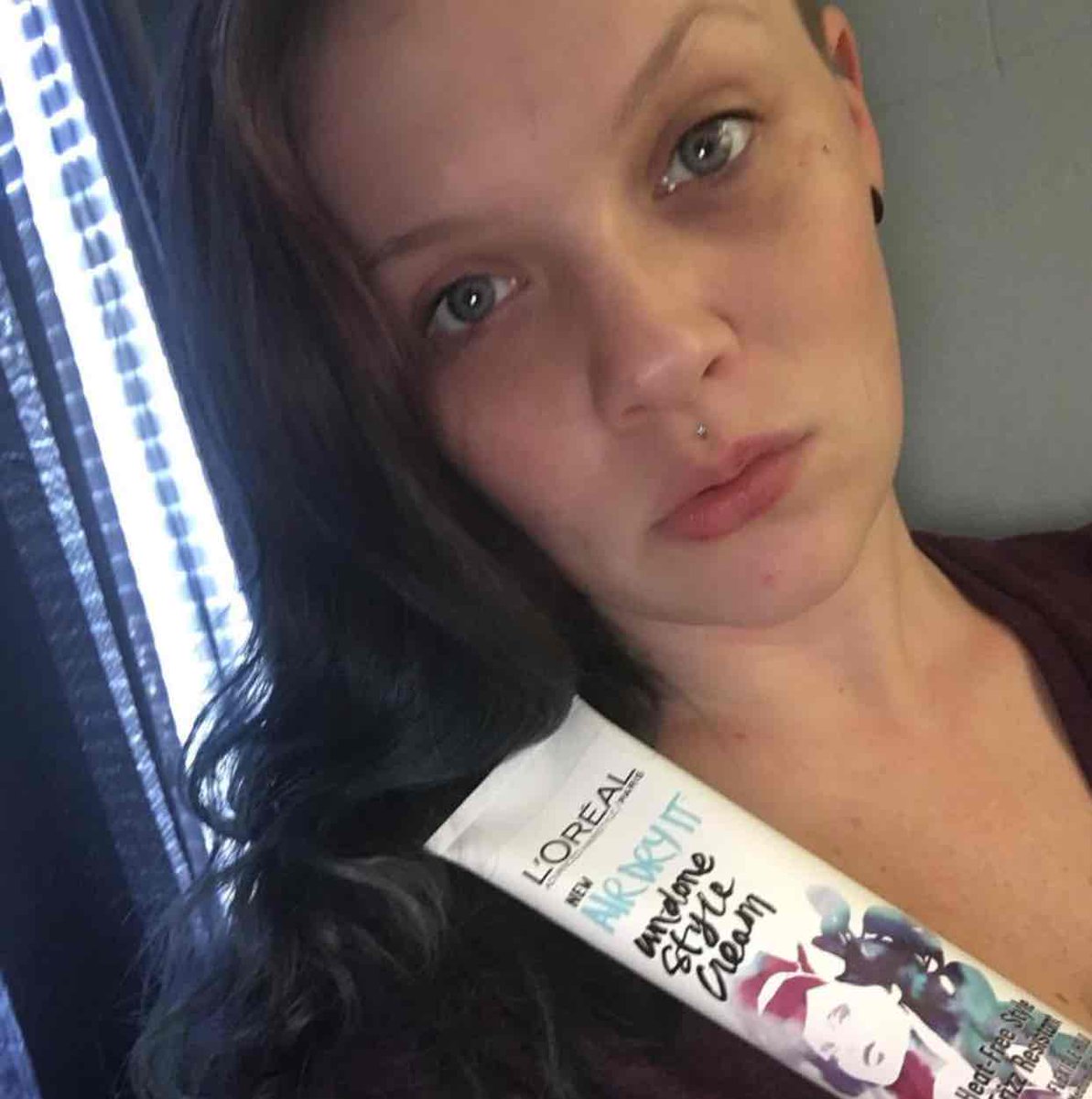Debbie_Hickman_'s tweet photo. i am absolutely in love with this hair cream!!! @lorealParis @influenster #airdryit #ad https://t.co/cJn6GQc1qp