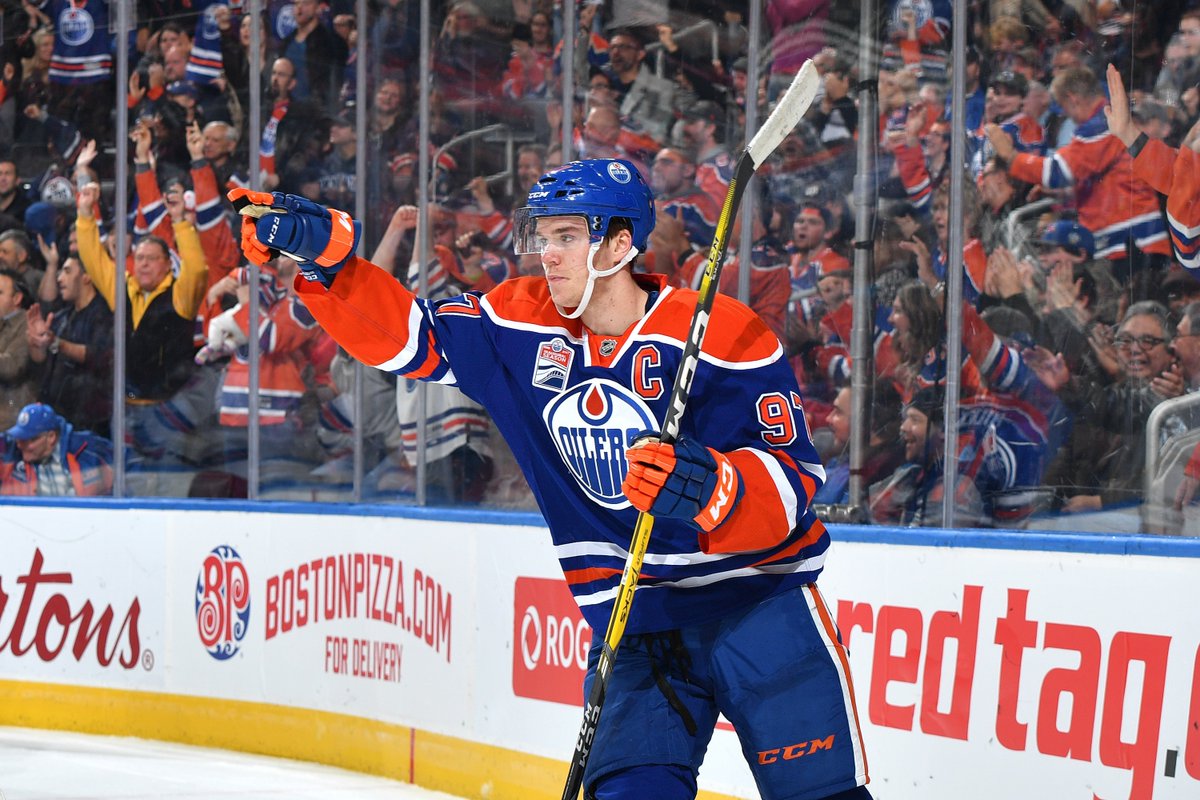 100 POINTS FOR MCDAVID!