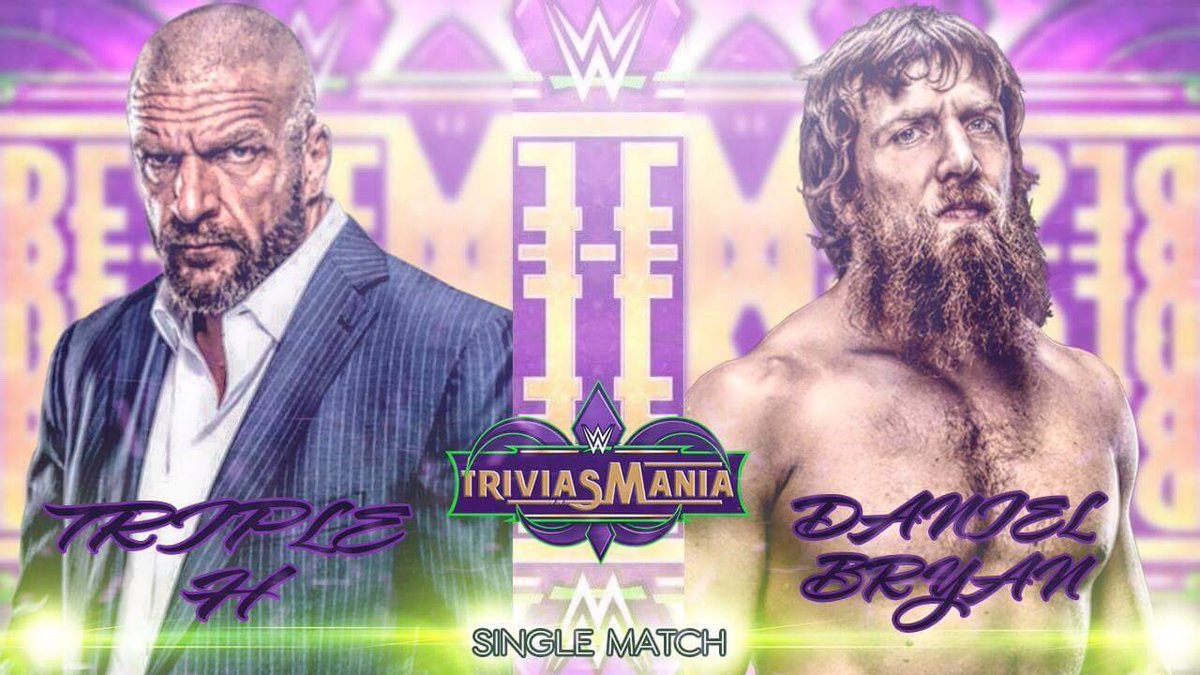 WorldWCommunit1's tweet photo. Cuarta Lucha Confirmada!! #TriviasManiaIII @TripleH_WWC_NGL @DanielBryan_WWC https://t.co/wDyXnaqMYb
