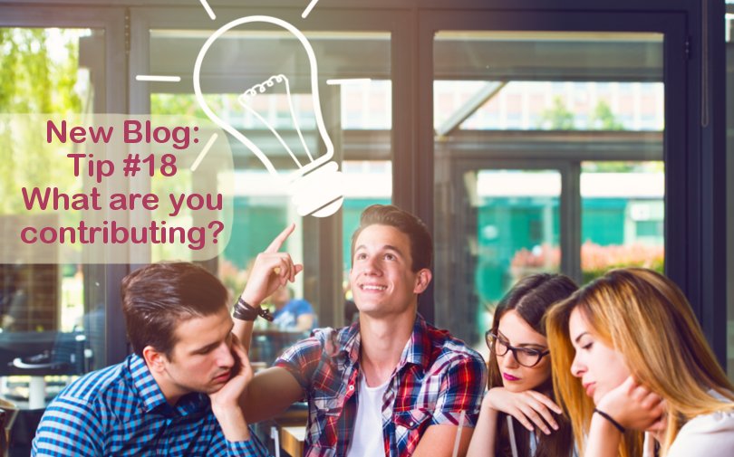 traceyleak's tweet image. New blog post! Tip #18 - What are you contributing?  ow.ly/XOWY3097yvX #101tipsforfranchise