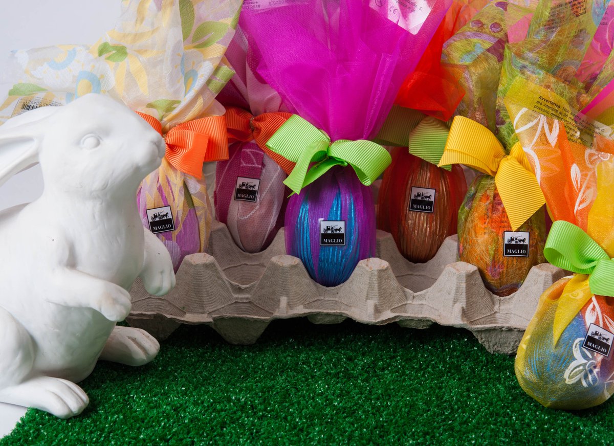 Hop in-store for delicious Italian Easter eggs from Maglio. Don't miss out on these beautiful hollow eggs with a hidden surprise inside!