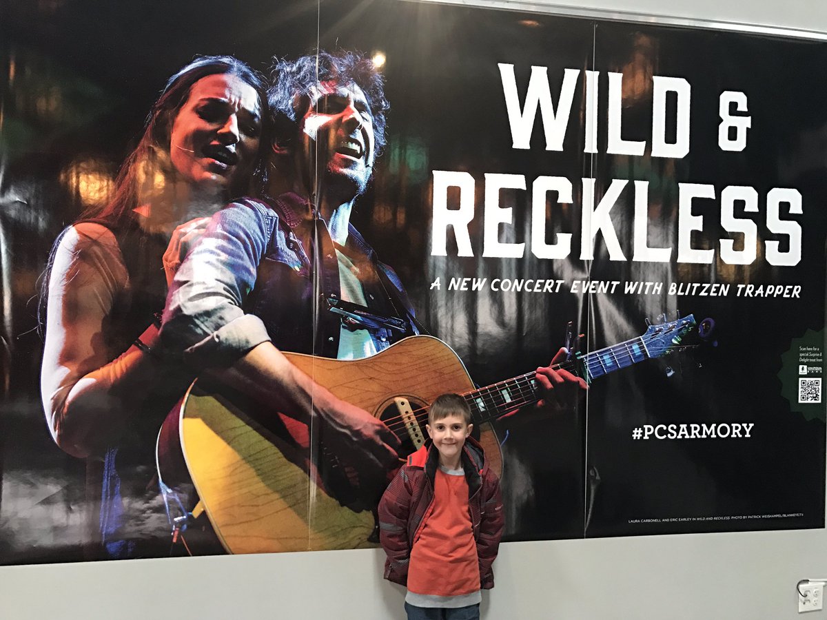 BrettBorg's tweet photo. My son's first experience with @BlitzenTrapper. He absolutely loved it. Heavy topic, great production and powerful energy #PCSARMORY https://t.co/O5Sb6zAHp7
