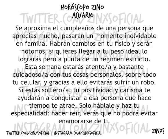 zinos__'s tweet photo. #HoróscopoZino #Acuario
Parte I &amp; II. https://t.co/VuAZEjx8pT