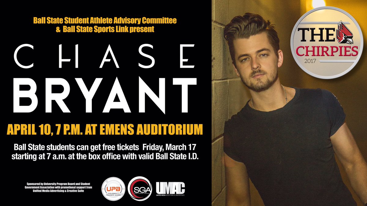 The_Chirpies's tweet image. Now we can officially say ... Happy #Chirpies Day!  We'll see you @EmensAuditorium with Chase Bryant (later tonight). It's almost showtime.