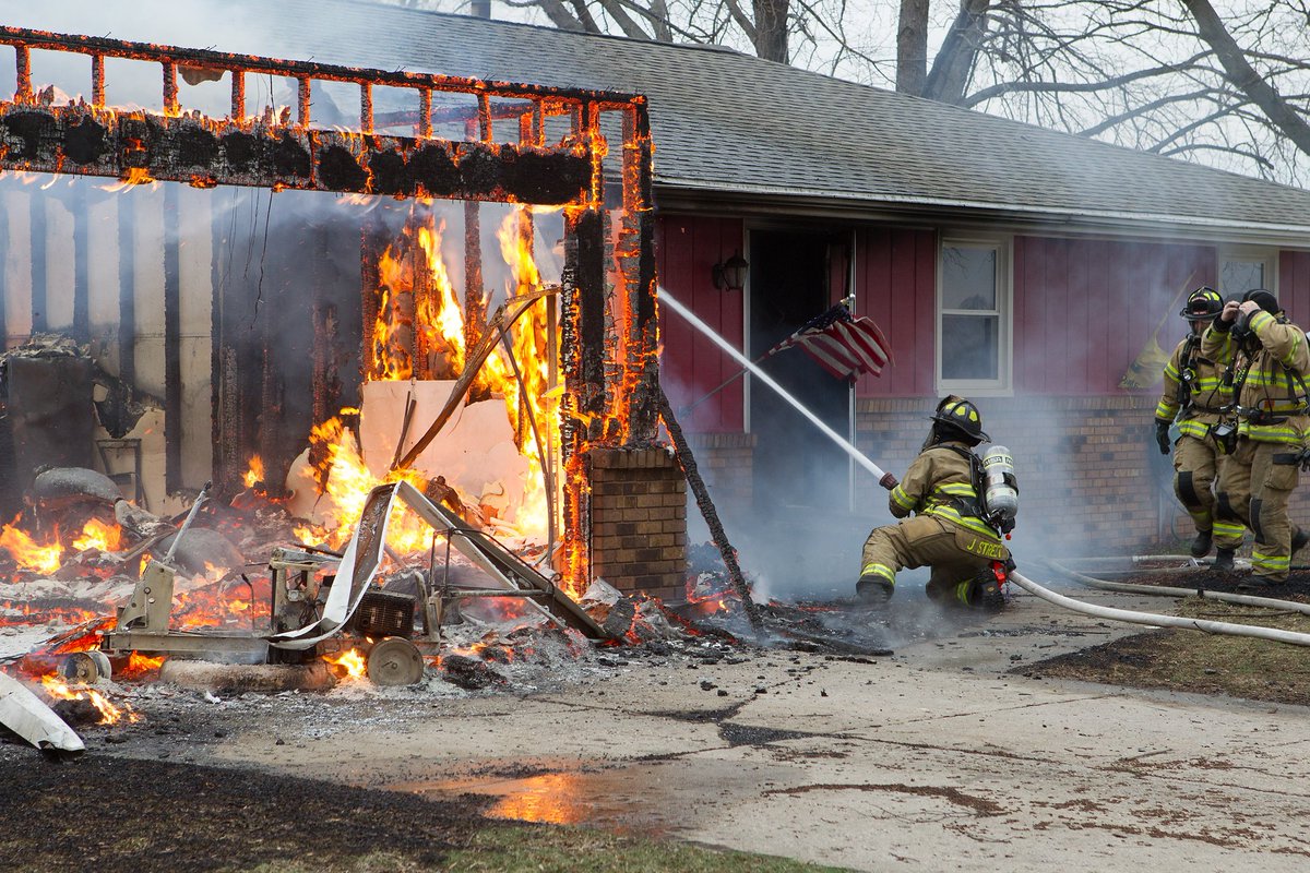 At 6:10 on April 9, North Park Fire was dispatched to a structure fire on Kahala Court in Winnebago County.