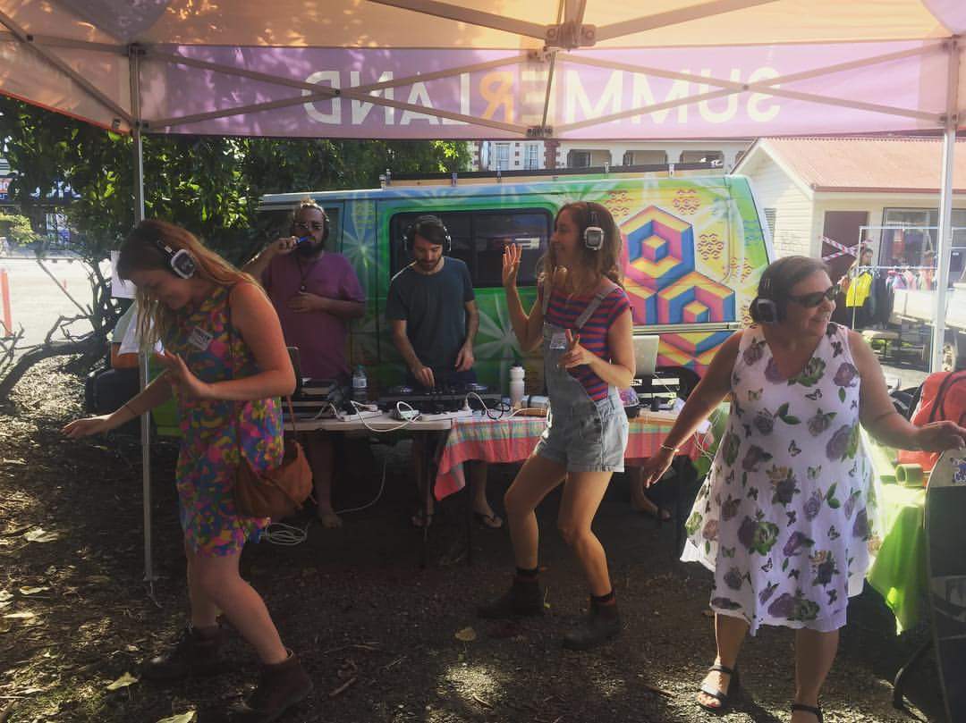 LisHelpingHands's tweet photo. Silent discos at the hub yesterday! 😜
Good to have a bit of fun. 
Bringing Lismore together in style. https://t.co/NjRicHr0hO