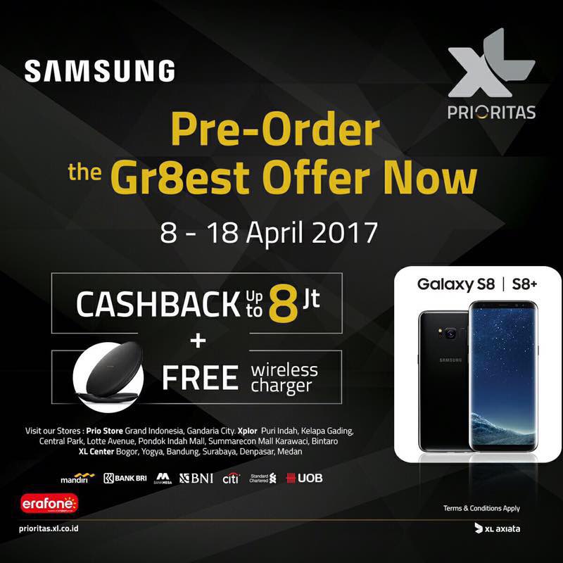 rizqnooy's tweet photo. Dptkan Cashback Hingga 8jt
Pre order Samsung Galaxy S8 di Prioritas Center,Xplor/XLCenter berikut https://t.co/sAihS5KaE9
#PreOrderS8diXL https://t.co/qq04QGbKHq