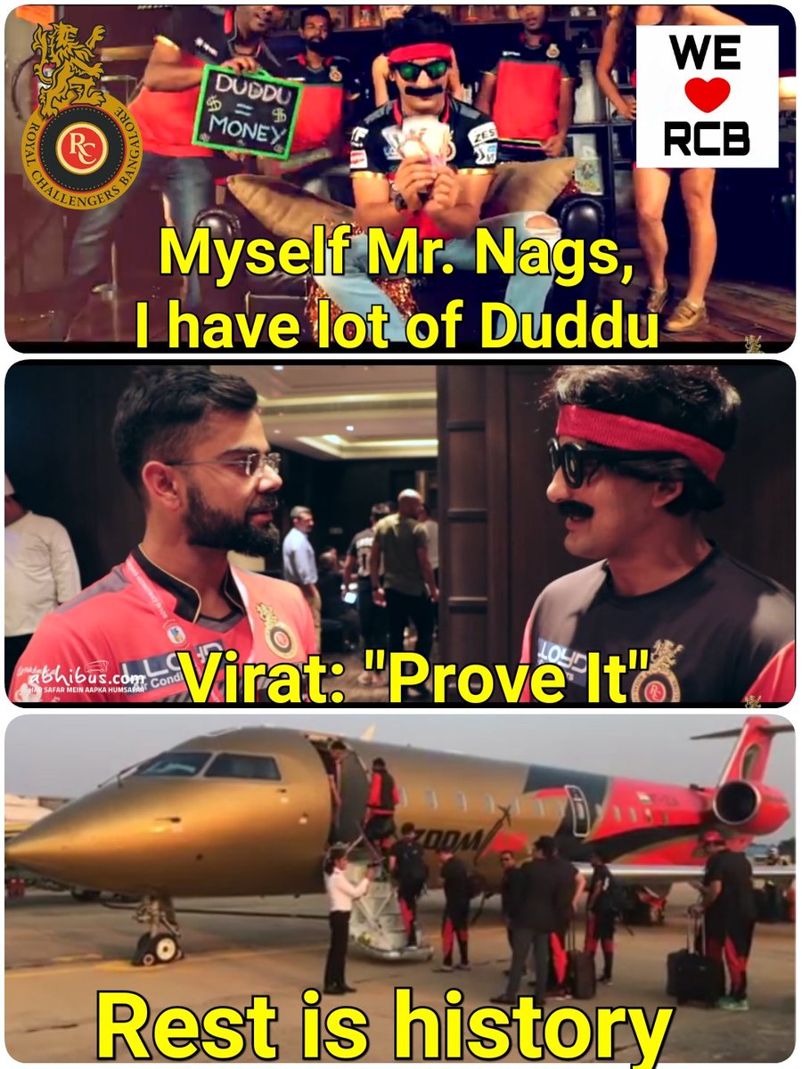 WeLoveRCB's tweet photo. @RCBTweets @NagsMr @DanishSait 

#PlayBold #Peas https://t.co/4bBxJpw1uF