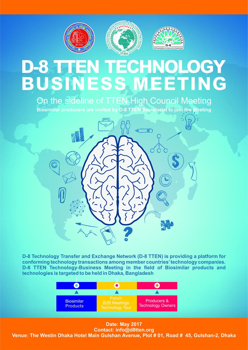 Biosimilar Products Companies are invited. Contact at: info@d8tten.org