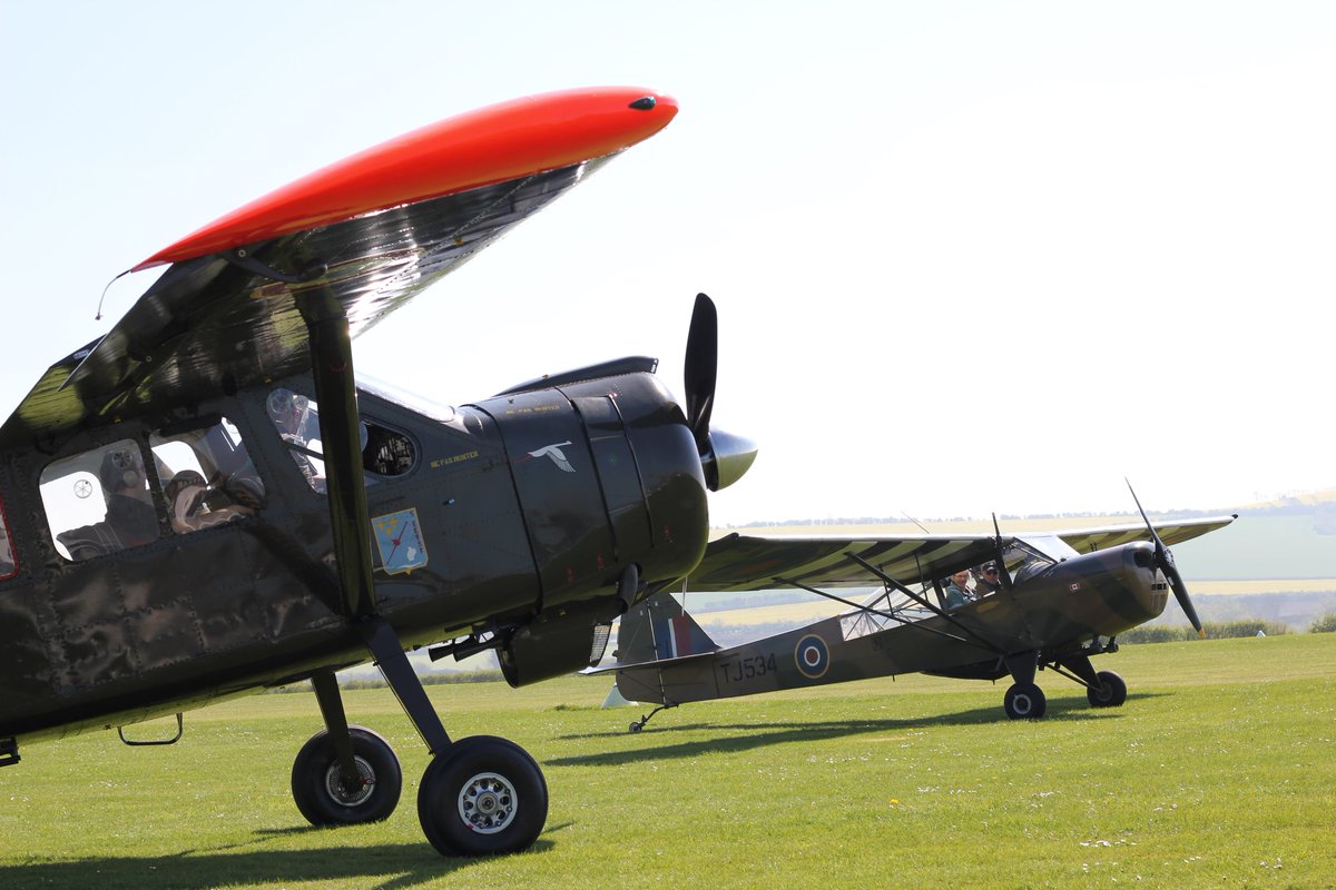 Collective noun for Austers anyone? Had a busy Saturday in the sunshine, including a visit from these guys. #avgeek #planespotting