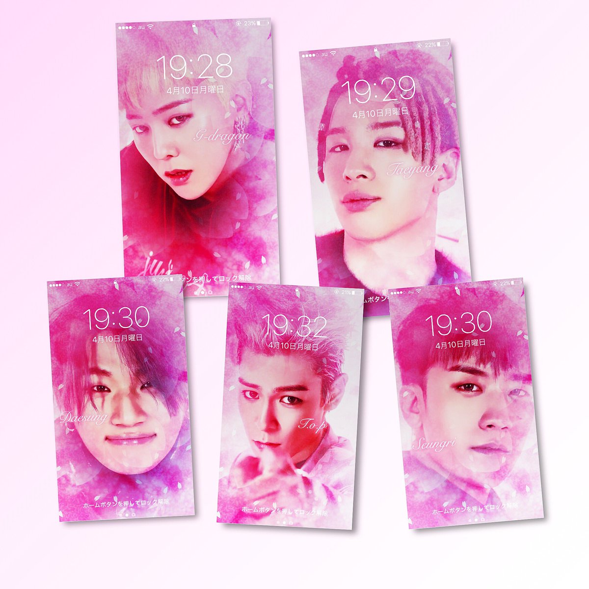 na123344's tweet photo. お久しぶりのロック画面 🌸💗
春だから春っぽくしてみた😌🌸🎀

❤︎BIGBANG ロック画面

RTで好評ならアップします🙇‍♀️💕

#少しでもいいなと思ったらRT 
#BIGBANG #ロック画面 https://t.co/7O40Lf7j1x