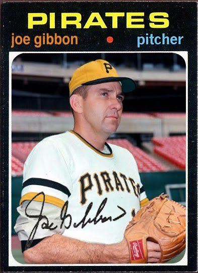 Happy 82nd Birthday to former pitcher Joe Gibbon!!!   