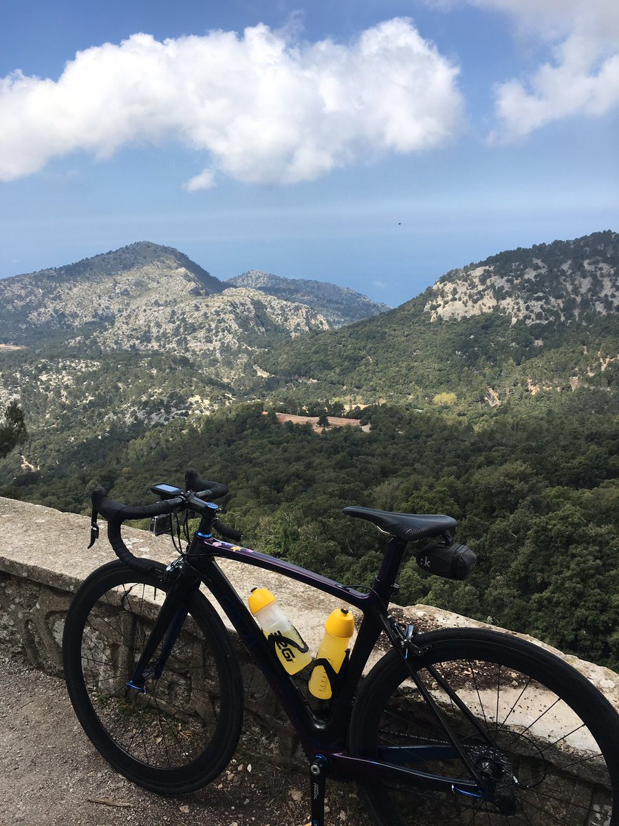 Beautiful scenery on yesterday's long day in the hills #puigmajor #soller #fuelledby32gi #CurraNZ #Triathlontraining #cycling