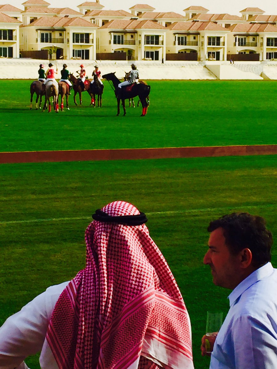 Ricalino92's tweet photo. Great Saturday #polo experience at new @stregispolo in #Dubai - this is the #polo place to be for 2017/18 season #pololife @VeritasisPR https://t.co/UKWiR7qgrj
